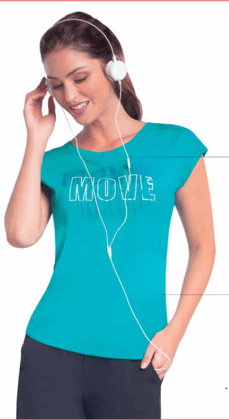 Women's Graphic T- Shirt Style No. MW34 (Enamel Blue)