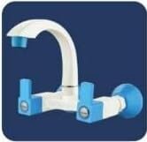 PTMT Sink Mixer with Flanges(Pack of one)