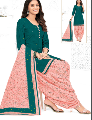 Printed Kurta, Patiala & Dupatta Set