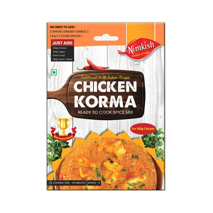 Chicken Korma Masala 40g, Ready to Cook Spice Mix, Quick Tasty Meals