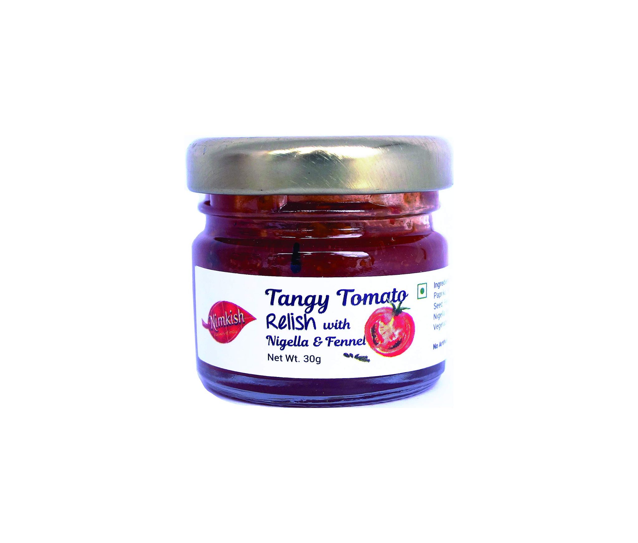 Nimkish Tangy Tomato Relish, 30g Pack of 2