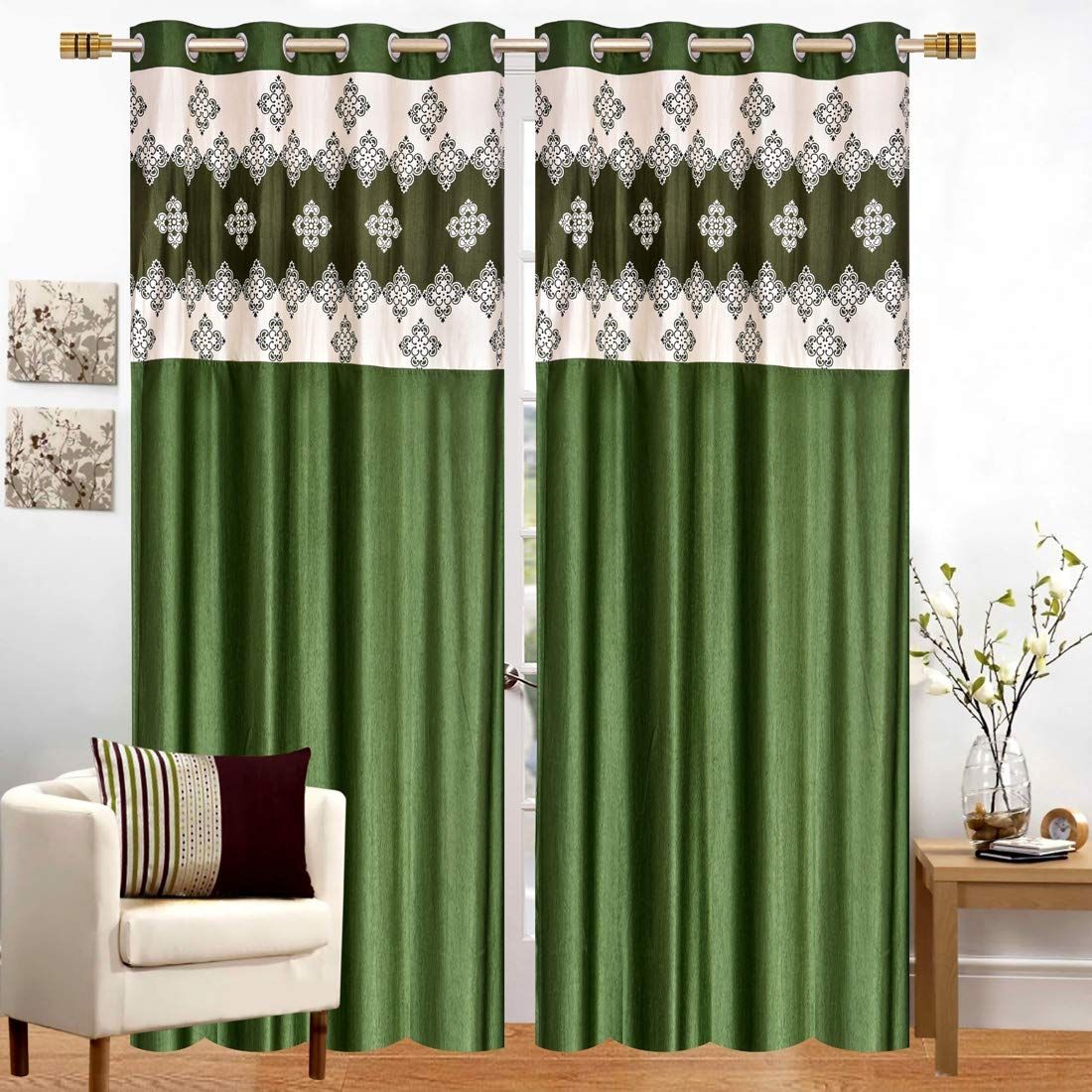 Polyester Room Darkening Window Curtain