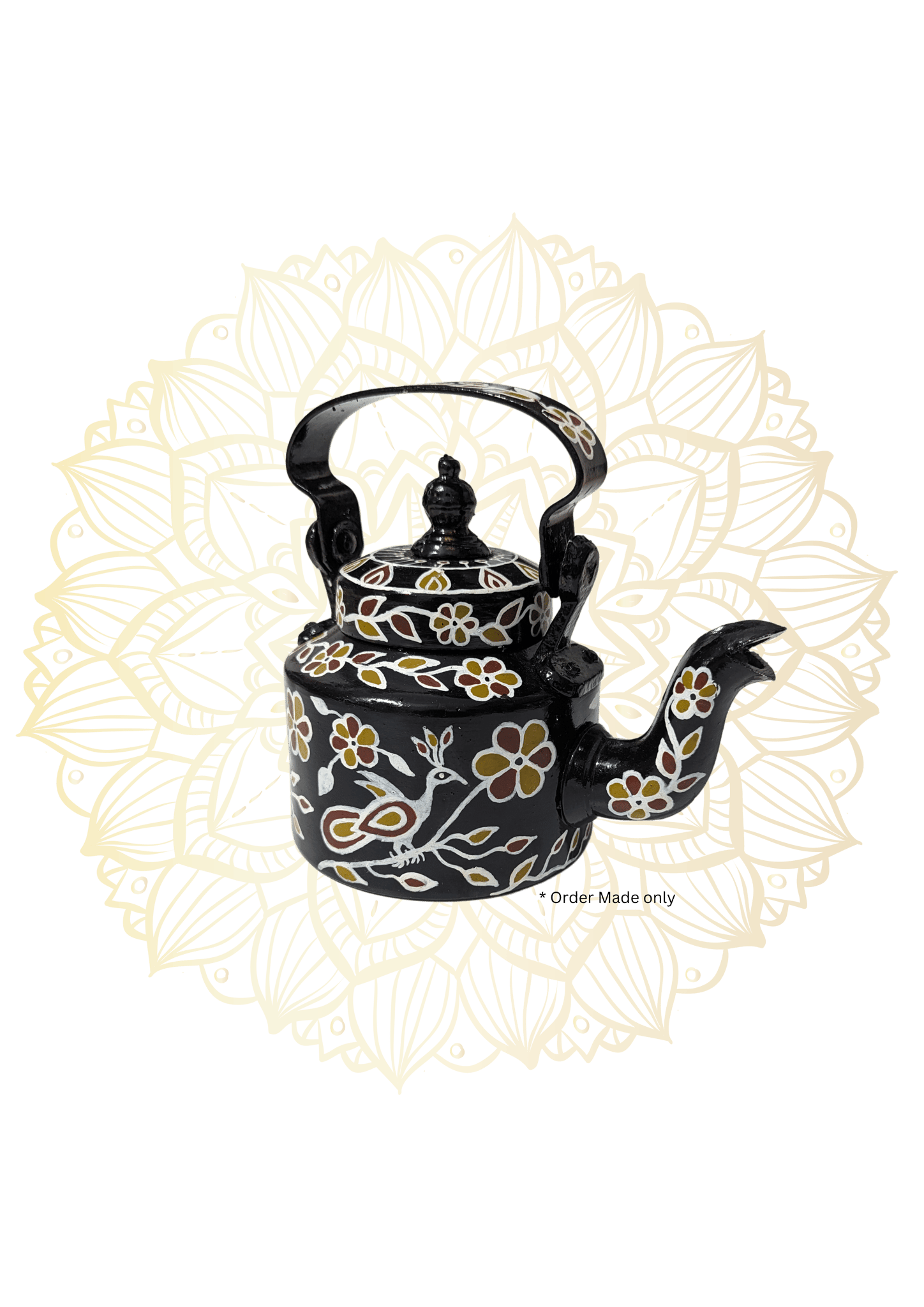 Decorative Kettle: Sohrai Kohvar Art