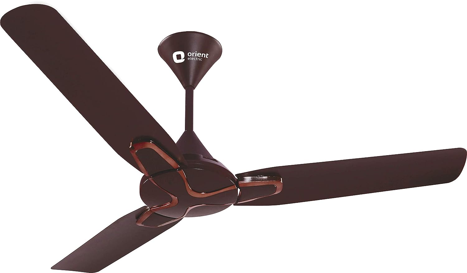 Orient Electric Jazz 1200mm Ceiling Fan | Decorative Ceiling Fan- High-Air Delivery Metallic Bronze Copper