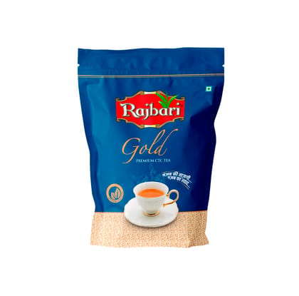 Rajbari Gold 1Kg | Premium CTC Tea | Strong & Robust Tea  | Blended with Aromatic Long Leaves