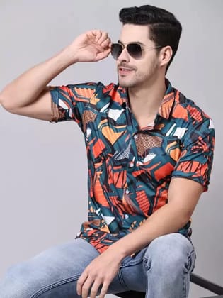 Men Regular Fit Printed Casual Shirt