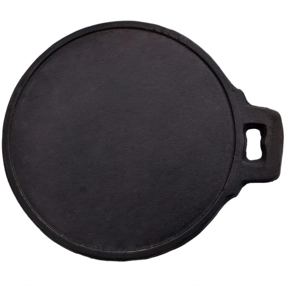 Seematis Kirchen Pre Seasoned Cast iron Dosa Tawa - 11 Inch Black tawas