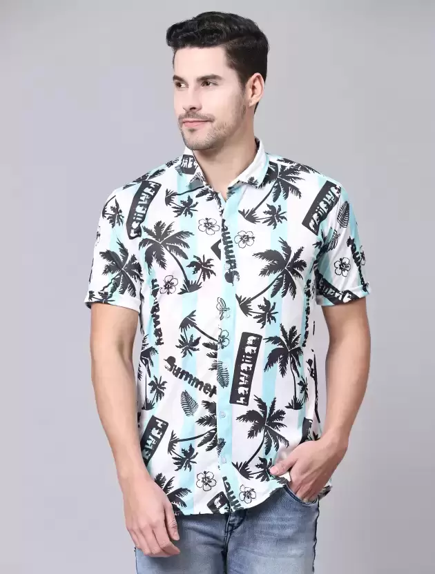 Men Regular Fit Printed Casual Shirt