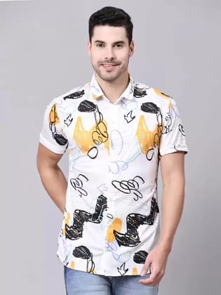 Men Regular Fit Printed Casual Shirt