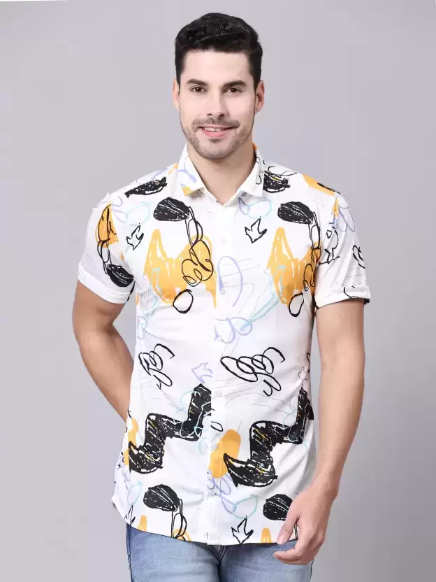 Men Regular Fit Printed Casual Shirt