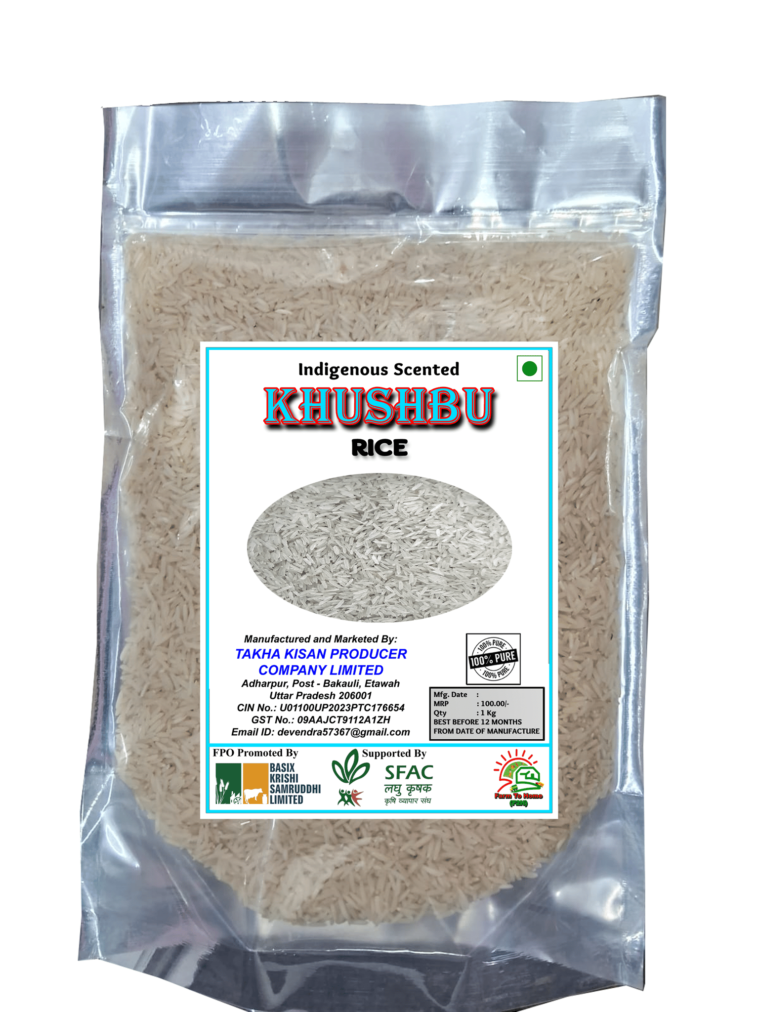 Indigenous Scented Rice | Khushbu | 1Kg