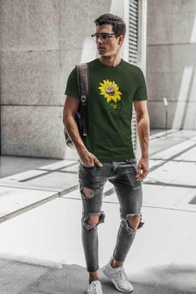 Round Neck T-Shirt (Men) - A Meowment Of Sunshine (11 Colours)