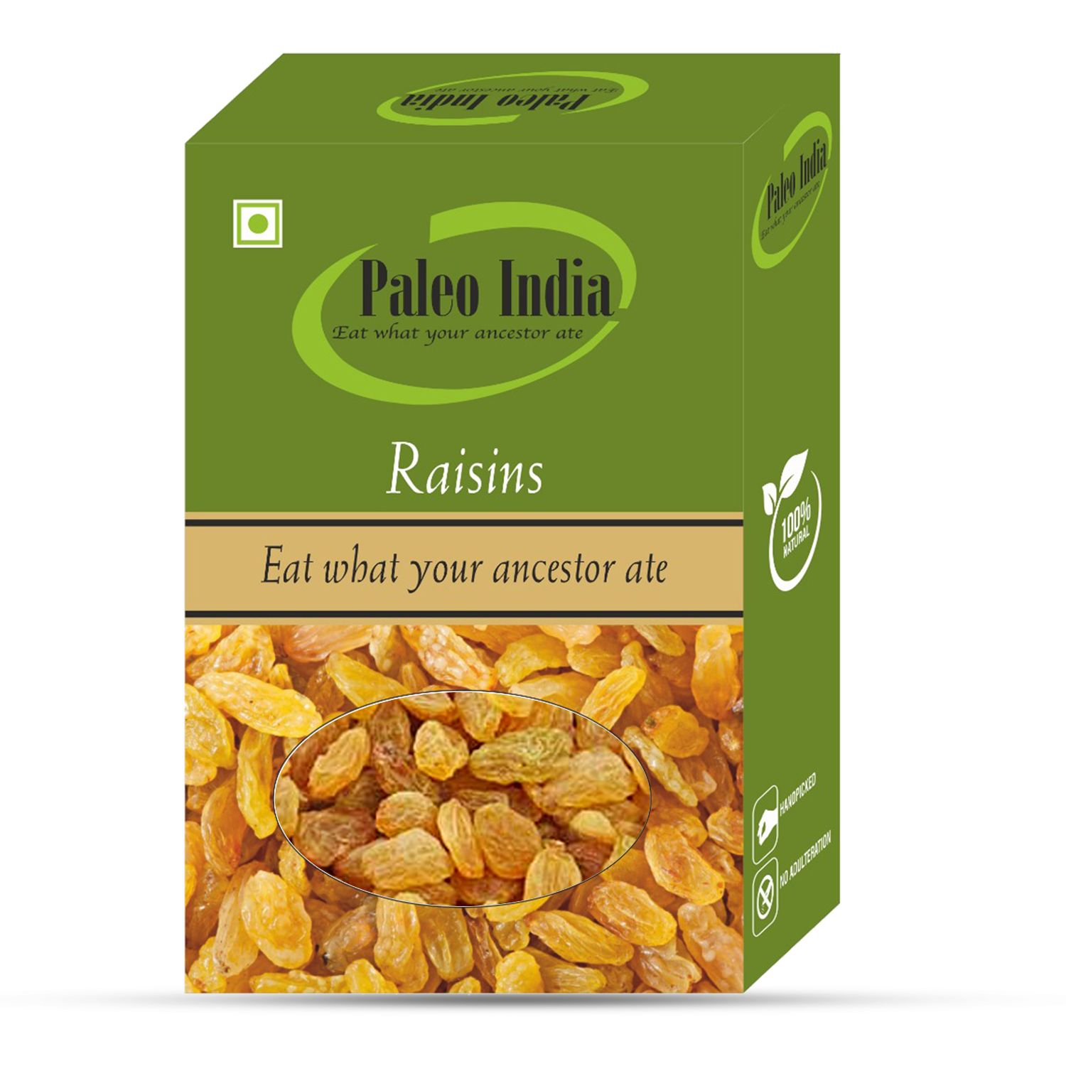 Paleo India 400gm Golden Raisins Kishmish Dry Fruits