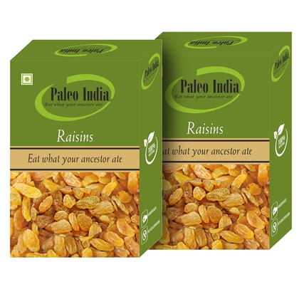 Paleo India 1kg Golden Raisins Kishmish Dry Fruits