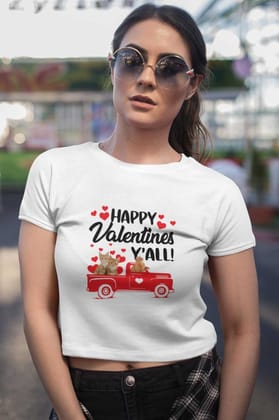 Crop Top (Women) - Valentine's Day Special (10 Colours)