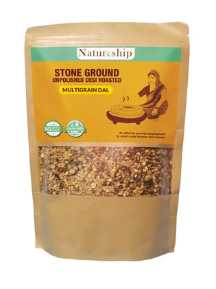 Natureship - Hand roasted and stone-ground Masoor Dal, 500 grams.