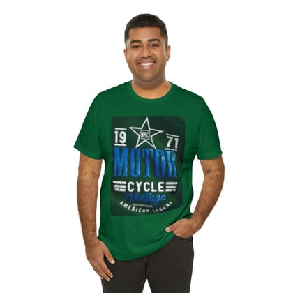 MENS HALF T SHIRT GREEN