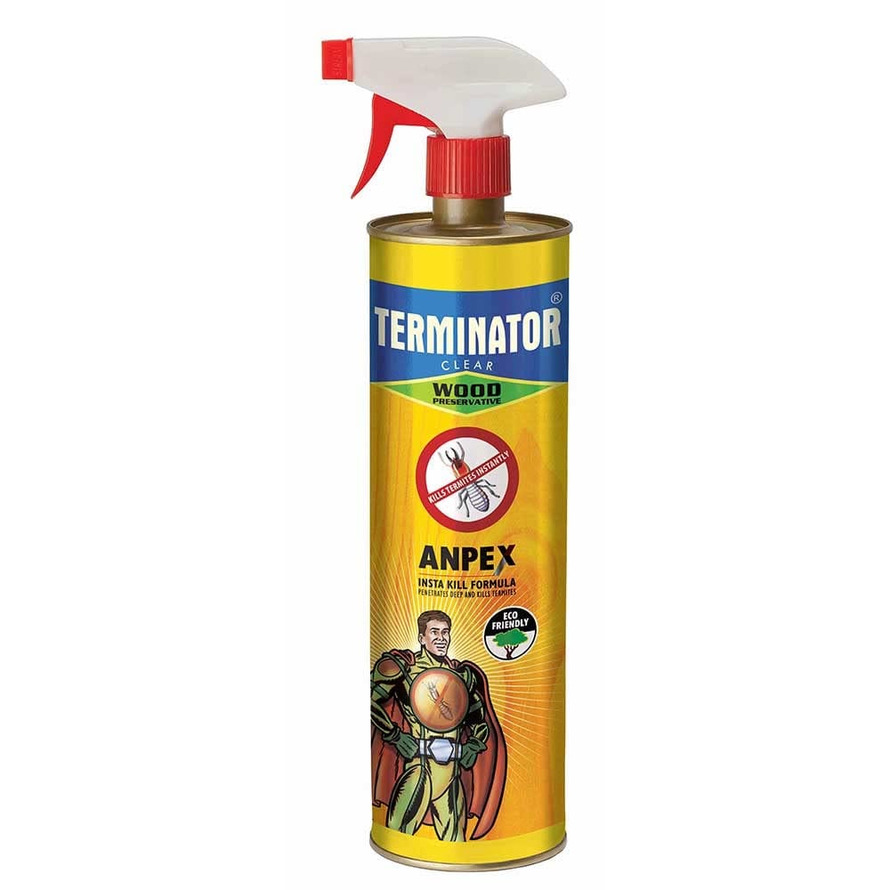 Pidilite Terminator Eco-Friendly Termite Killer Spray| Wood Preservative and Termite, Borer, Insect Repellant Spray| For Home, Kitchen and Offices (1 Ltr)