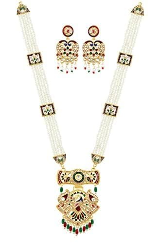 HASHONE Peacock Pearl A D Golden Long Necklace/Jewelry/jualry Necklace Jewelry Set For Women