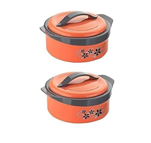 HASHONE Inner Steel Insulated Casserole Hot Pot for Roti/Chapati Hot Box Chapati Box/Casserole 2500ml&3500ml