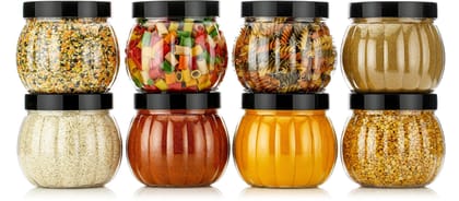 HASHONE Plastic Handi Shape Designer Kitchen Storage Jar