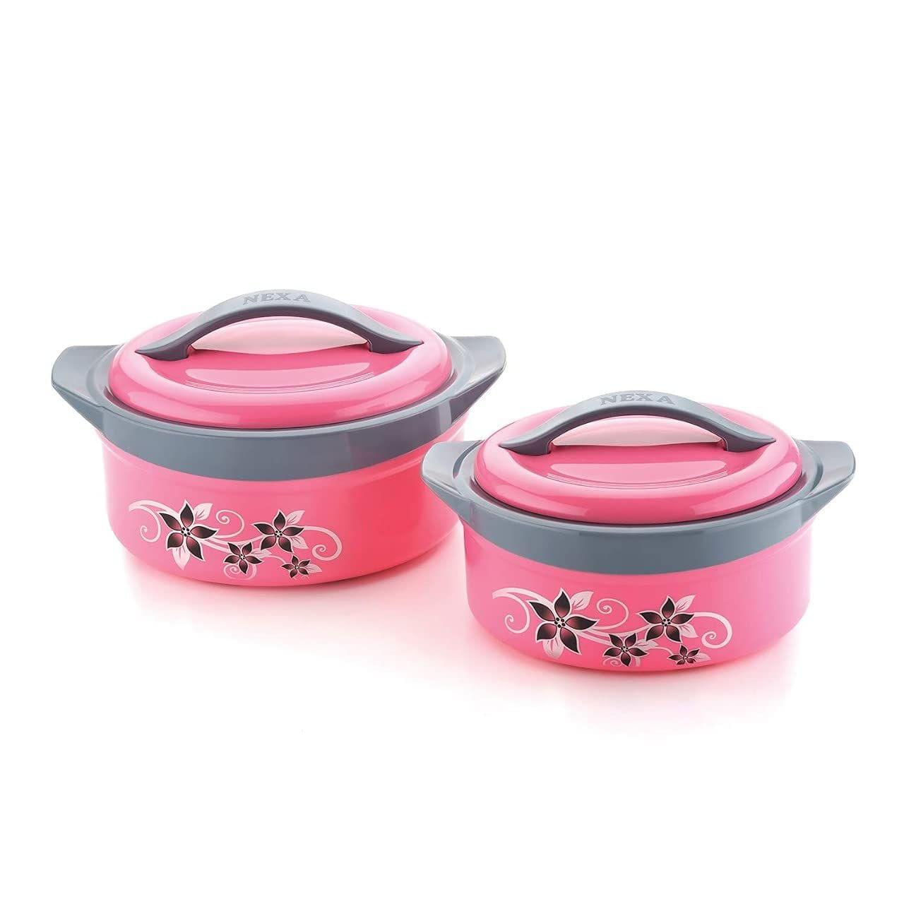 HASHONE Inner Steel Insulated Casserole Hot Pot for Roti/Chapati Hot Box Chapati Box/Casserole 1500ml&2500ml