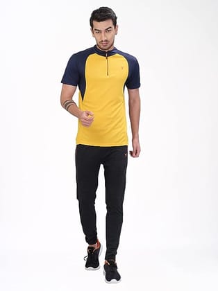 TECHNOSPORT Men T-Shirt YELLOW