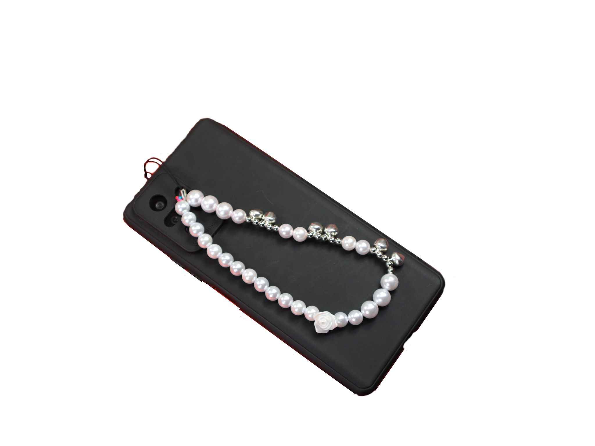 Pearl Elegance Ghungroo Phone Charm