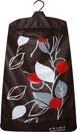 Jupiter Vinyl Laundry Bag Hamper with Shoulder Bag, 24.5 x 37.5 (Opera Brown)