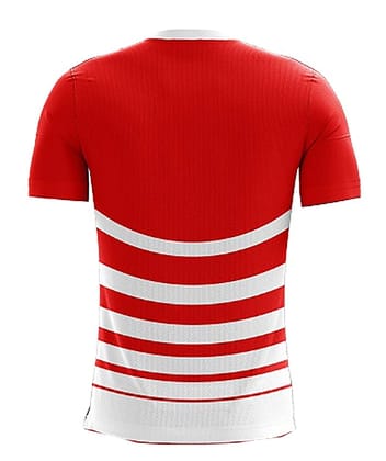 Triumph Men's Pro Stripe Sports Kabaddi T-Shirt Multi Colour