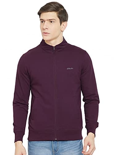 Mens Burgundy Bomber Quilted Jacket - Jacketpop