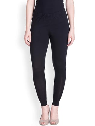 Women cotton leggings in black