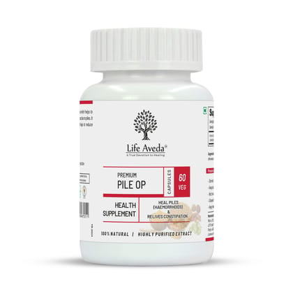 Life Aveda Premium Pile-OP - 60 Capsules