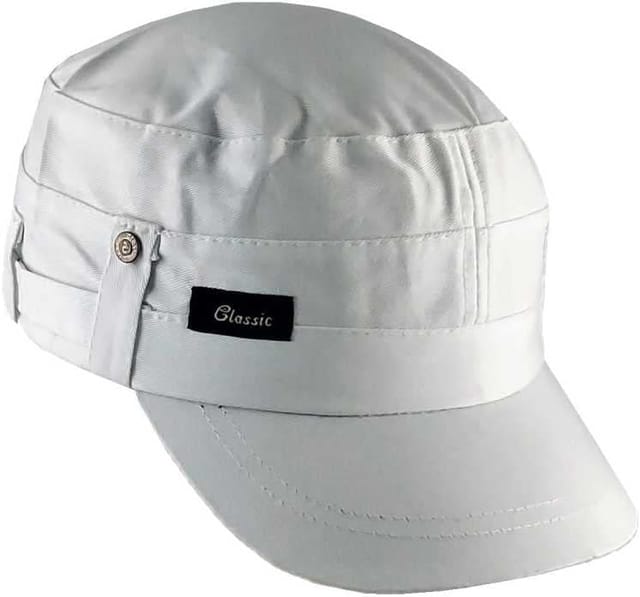 Sports Flat Captain White Short Outdoor Hats caps for Men and Boys Cricket  Cap