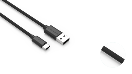 1.5 Meter Braided twance Type C to USB 3.1 amp Fast Charging Sync Cable - Black USB 3.0 I USB Type C Braided Compatible with Samsung, One Plus & all C type devices