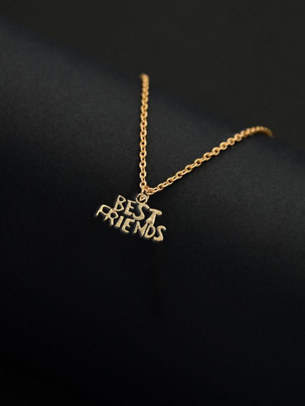 Best Friends Forever Necklace - Gold Necklace - Wisteria London