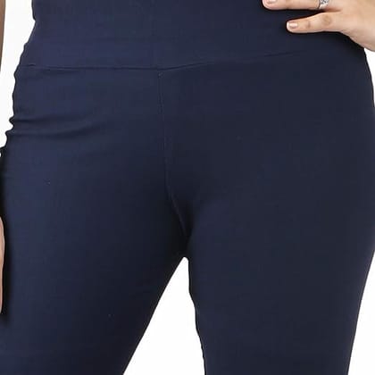 Women's Cotton Capri Pants Navy