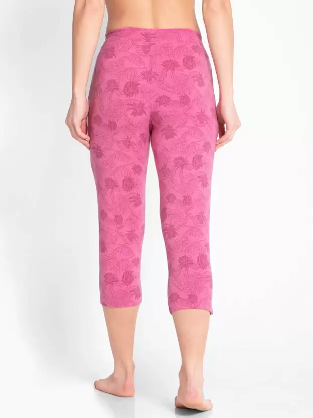 Athleisure Capri pant for Women  (Ibis Rose)