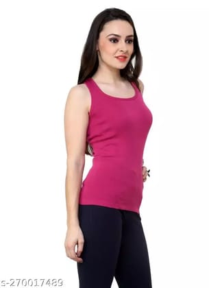 Comfortable Camisole/Tank Tops for Women(pink wine)