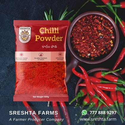 Natural Masala Chilli Powder 500gm