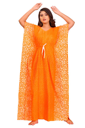 Fabimi Women L Size Cotton Kaftan Nighty New