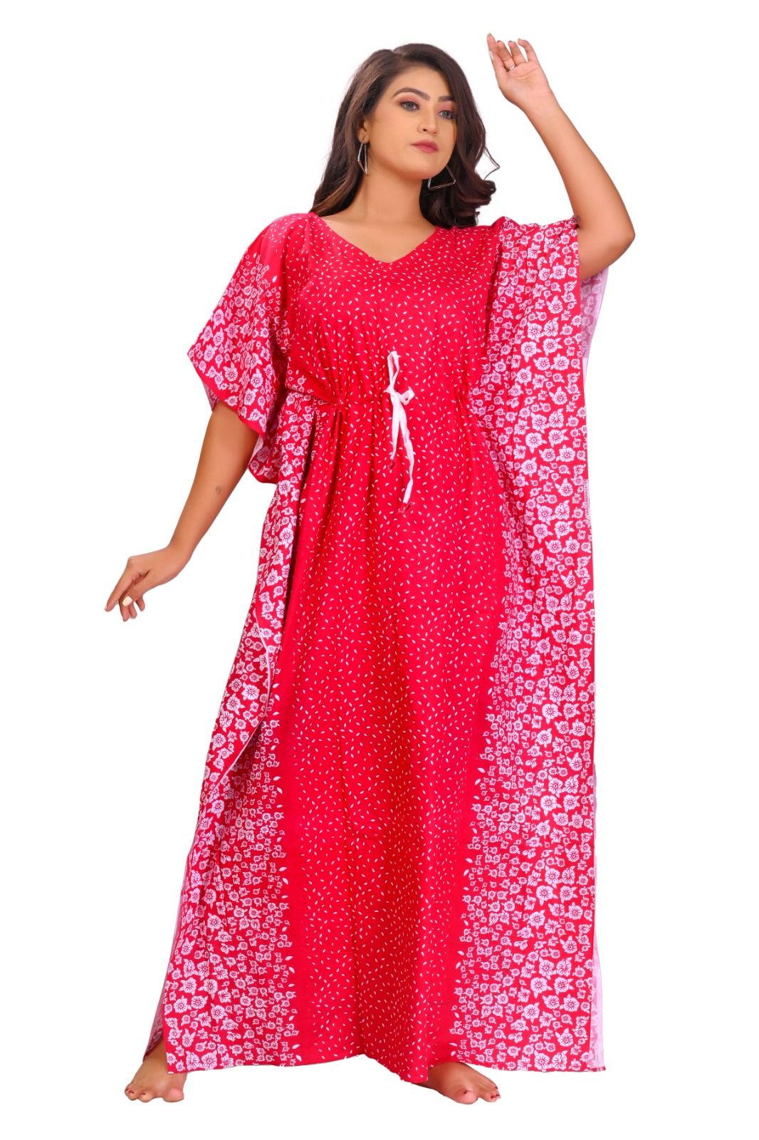 Fabimi Women L Size Cotton Kaftan Nighty New