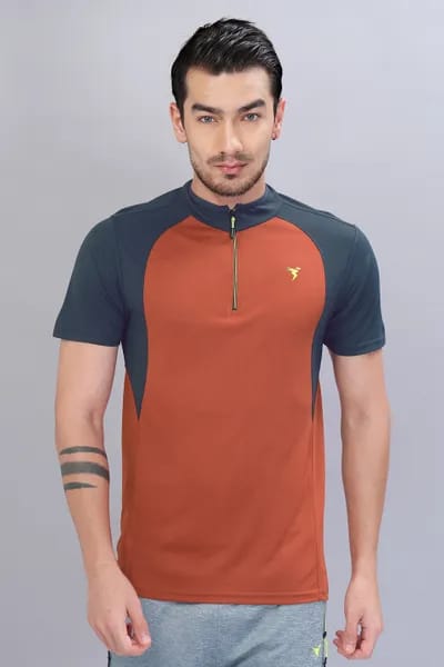 TECHNOSPORT Men T-Shirt RUST