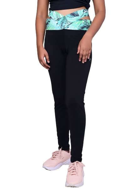 MYURA Printed Track Pants for Women, Women's Gym Wear Tights
