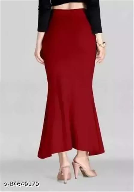 Lycra Saree Shapewear Petticoat for Women, Lycra Cotton Blended,Petticoat, Skirts for Women,Shape Wear Dress