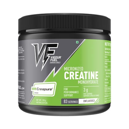 Vigourfuel Creapure Creatine Monohydrate Micronized-Unflavoured-250g