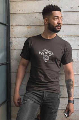 Round Neck T-Shirt (Men) - The Dogfather (6 Colours)