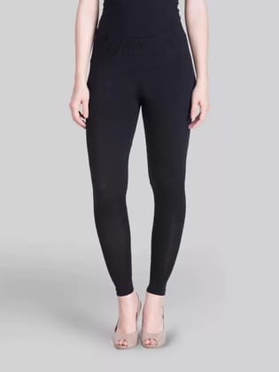 Ankle Length Ethnic Wear Legging  (Black, Solid)