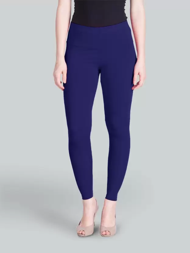 Ankle Length Ethnic Wear Legging (Blue)