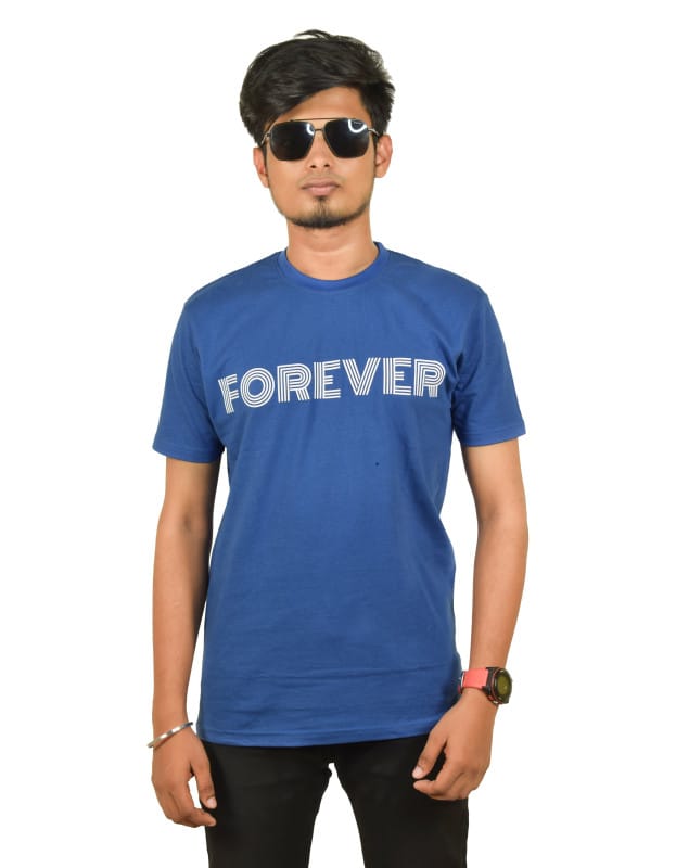 Trendy Fashion Men Blue Tshirts